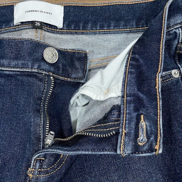 Current Elliott Jeans Womens 26 Stiletto High Waist Skinny Ankle Shadow Pockets - Picture 4 of 13